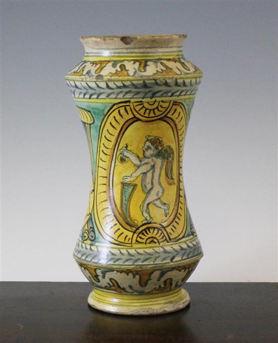 An Italian maiolica drug jar 18th 172c8d