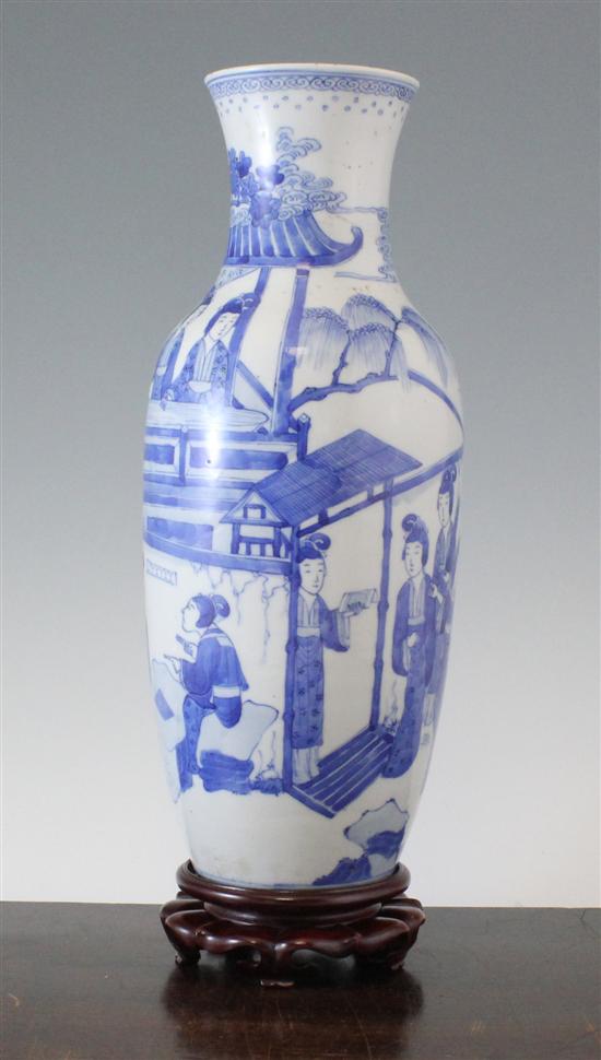 A Chinese blue and white ovoid 172cf3