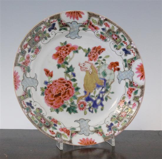 A Chinese Famille rose plate the 172cf4