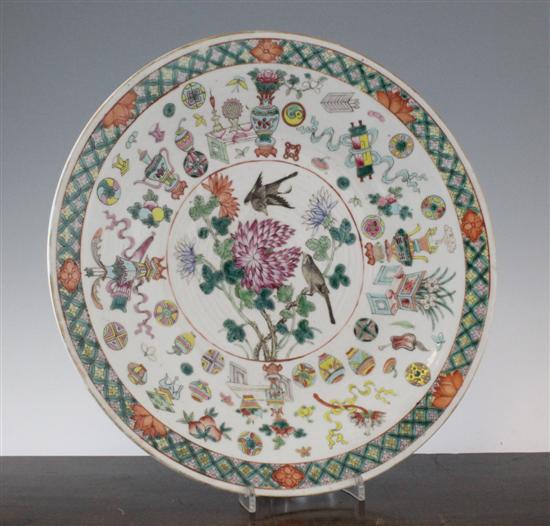 A Chinese famille rose dish Daoguang 172cf5