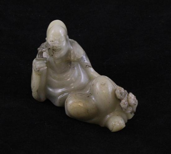 A Chinese cream coloured soapstone 172d0d