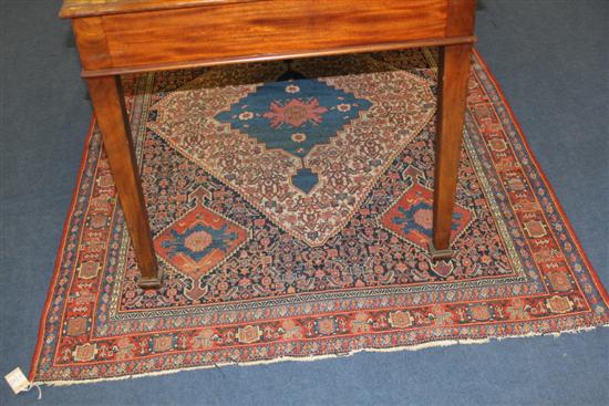 A Caucasian rug with central stepped 172d3c