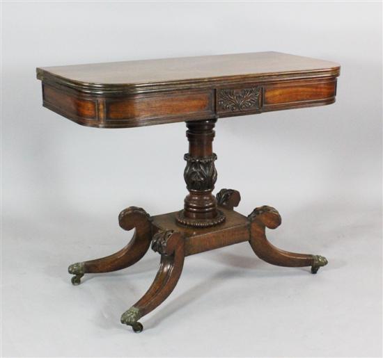 A Regency mahogany tea table with 172d88