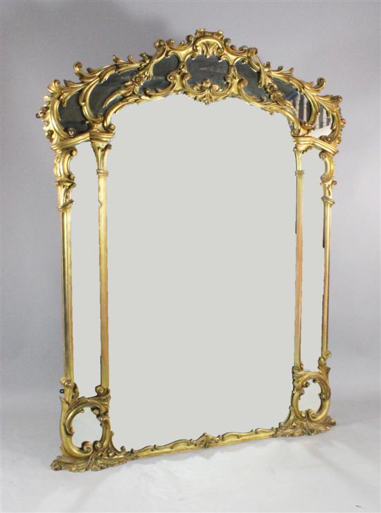 A large Victorian carved giltwood 172d98
