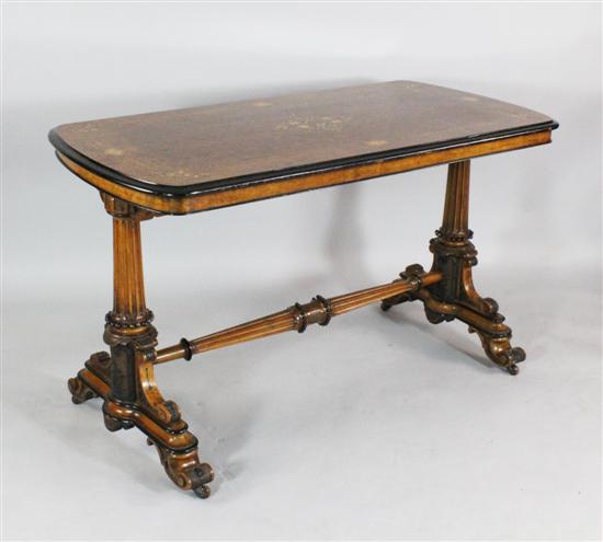 A Victorian inlaid burr walnut 172d9a