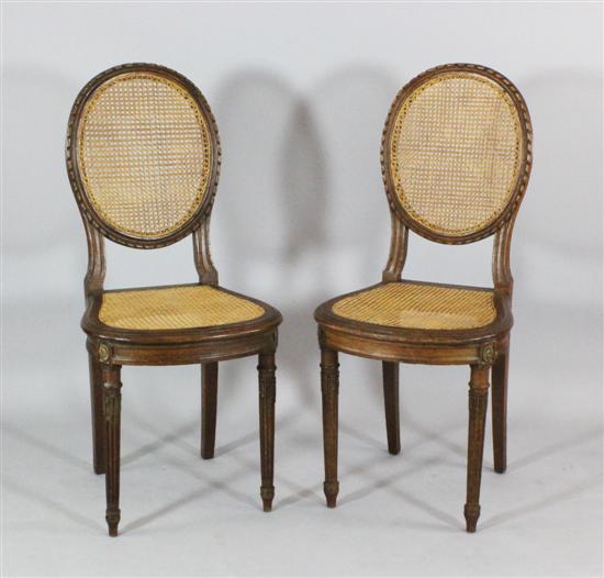 A set of six late 19th century