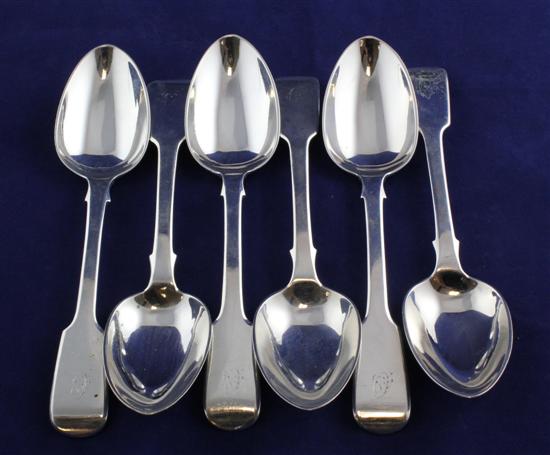 A set of six William IV silver 172dfe