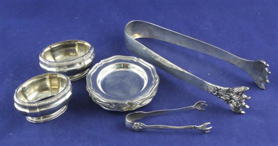 A set of six Peruvian silver nut 172e3f