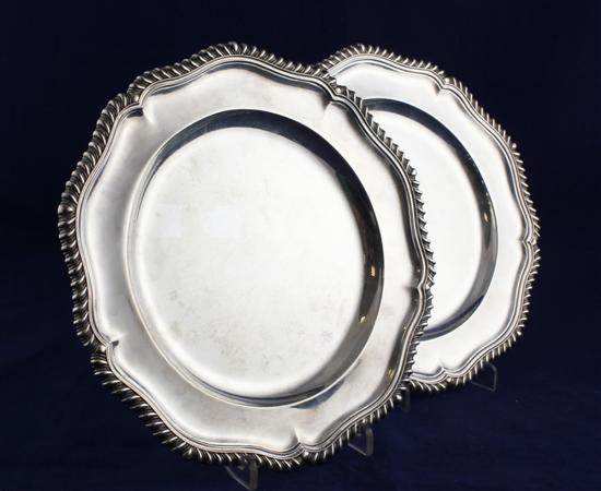 A pair of Victorian silver dinner 172e97