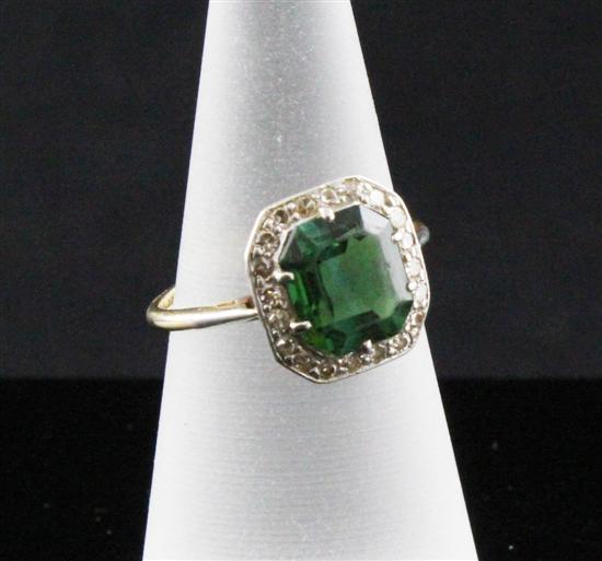 An 18ct gold tourmaline and diamond 172f21