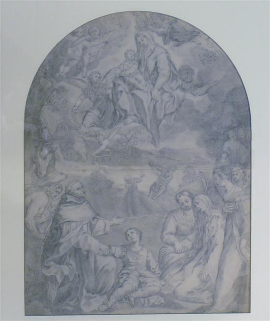 Old Master black chalk Religious