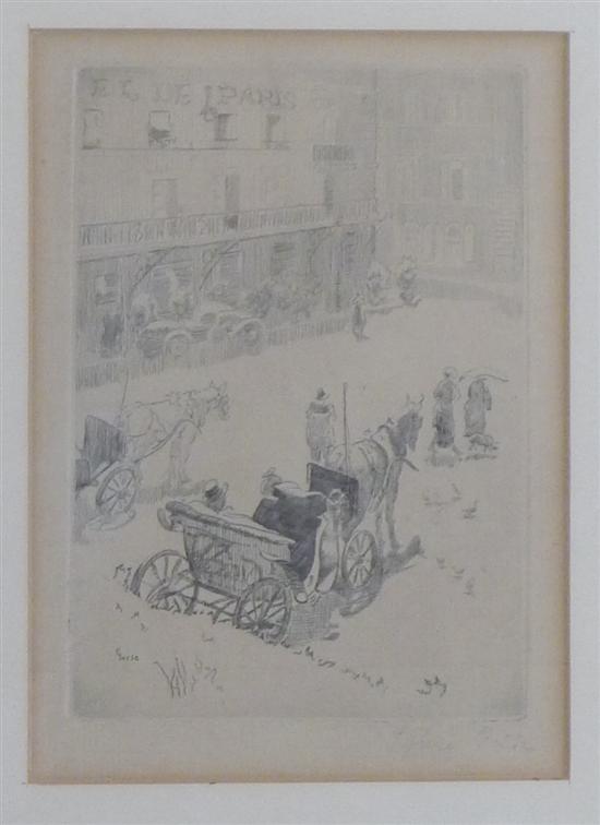 Sylvia Gosse (1881-1968) etching