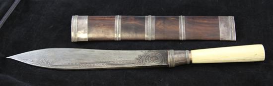 An early 20th century Burmese knife 173011