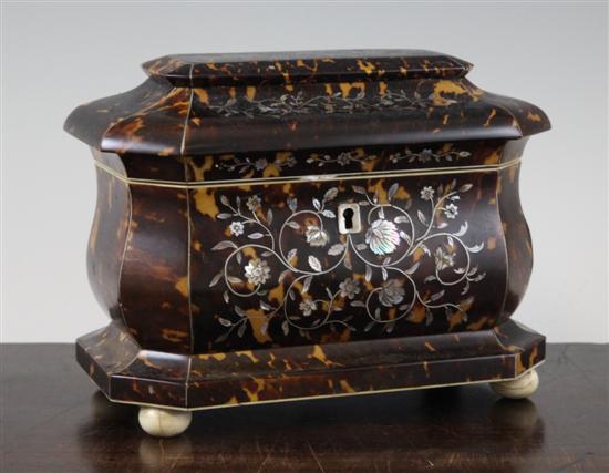 A Regency mother of pearl and ivory 17303b