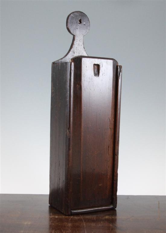 An 18th century fruitwood candle 17303d
