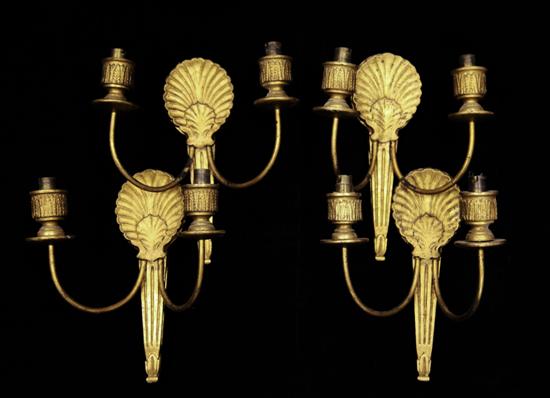 A set of four late 19th century