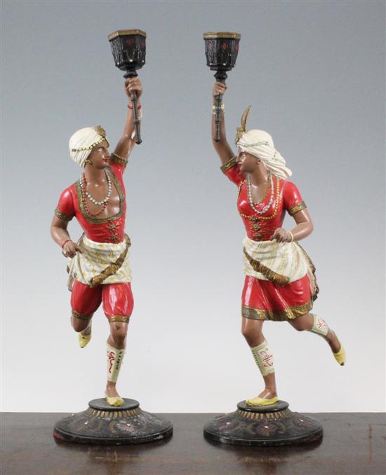 A pair of late 19th century painted 173054
