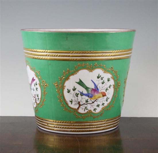 A Dresden porcelain jardiniere