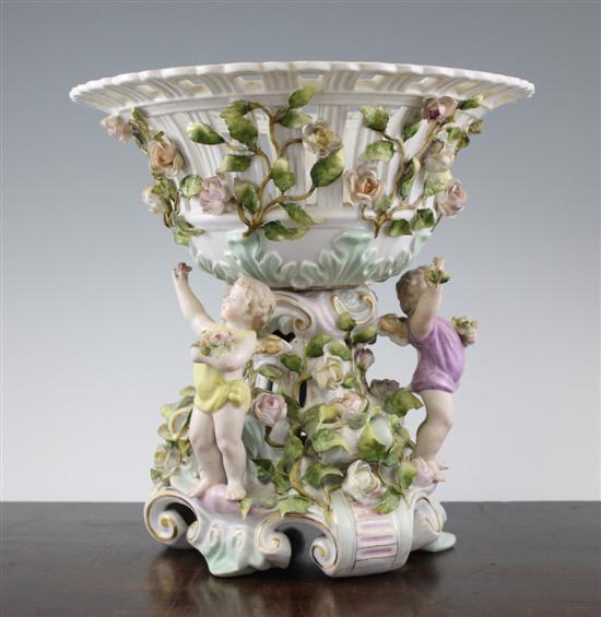 A Plaue porcelain centrepiece bowl 173091