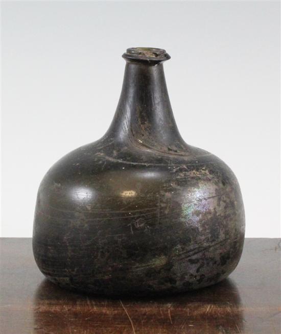 A wine bottle c 1700 the tapering 1730b7