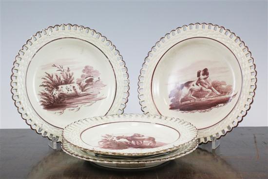 A set of four early 19th century