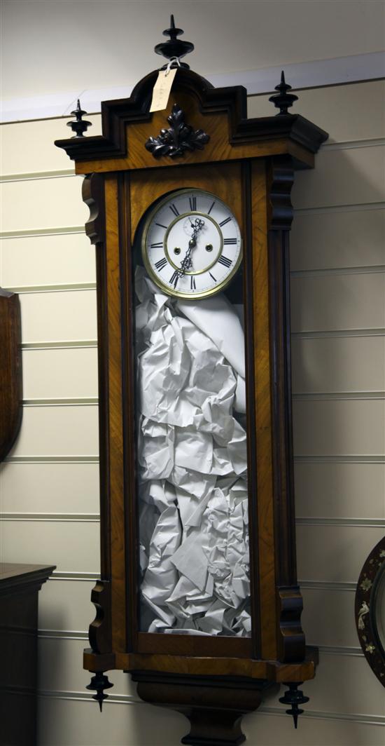 A 19th century Viennese wall clock 17313f