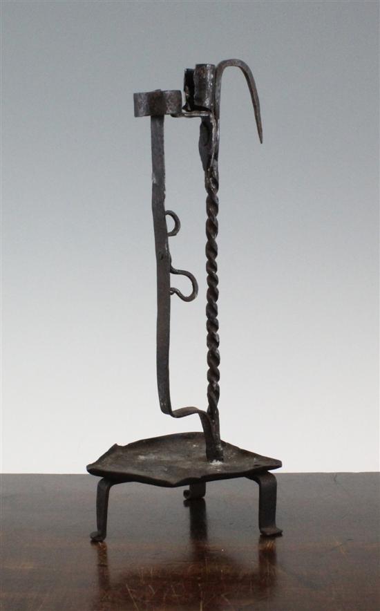 An iron double candle holder Continental 173151