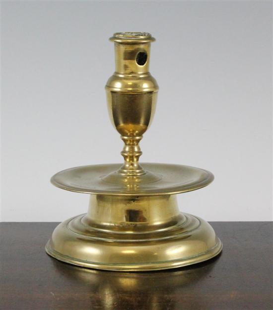 A brass candlestick North West