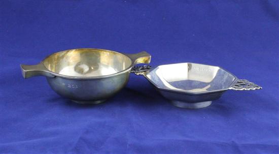 A George V silver octagonal quaich