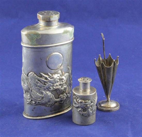 An early 20th century Chinese silver