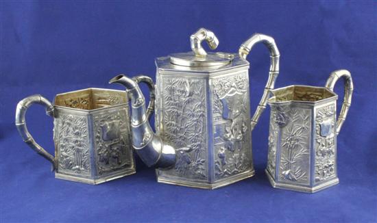 A late 19th century Chinese silver 170b78