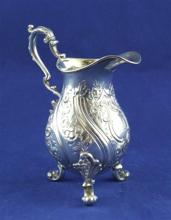 A William IV silver pear shaped