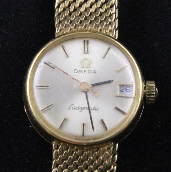 A lady's 1960's 18ct gold Omega