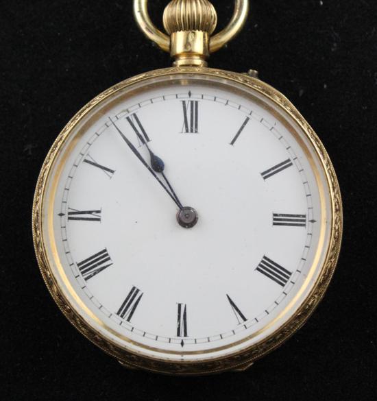 An early 20th century Swiss 18ct