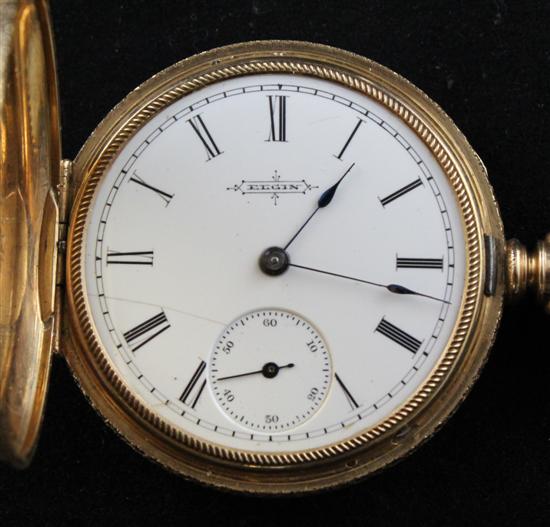 A late 19th century 14ct gold Elgin