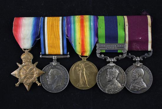 A George V Indian General Service medal