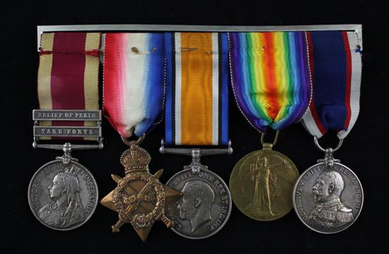 A Naval China War medal group to 170bb0