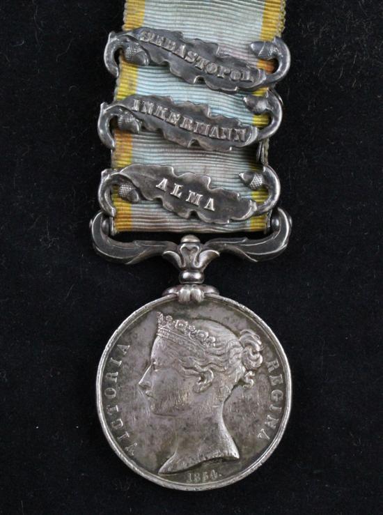 A Crimea medal to Patrick Kenny