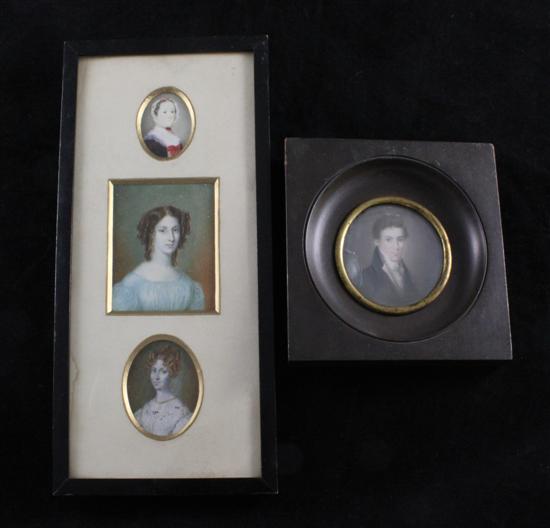 19th C English School four oils 170c20