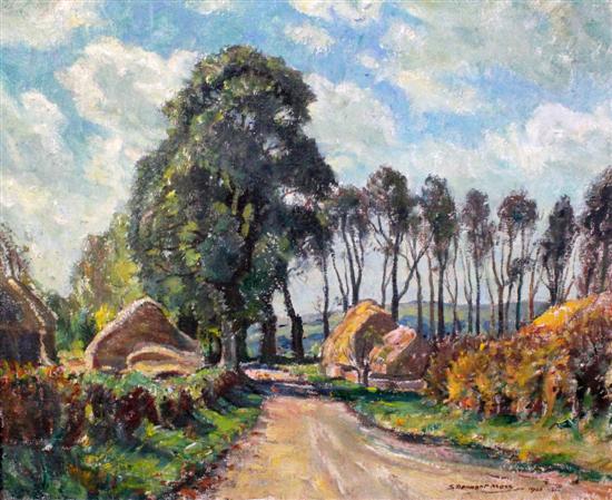 Sidney Dennant Moss (1884-1946) oil