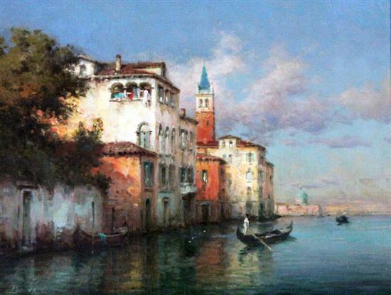 Bouvard oil on canvas A Venetian