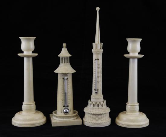 A 19th century ivory lighthouse