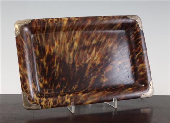 An Edwardian silver mounted tortoiseshell 170cd5