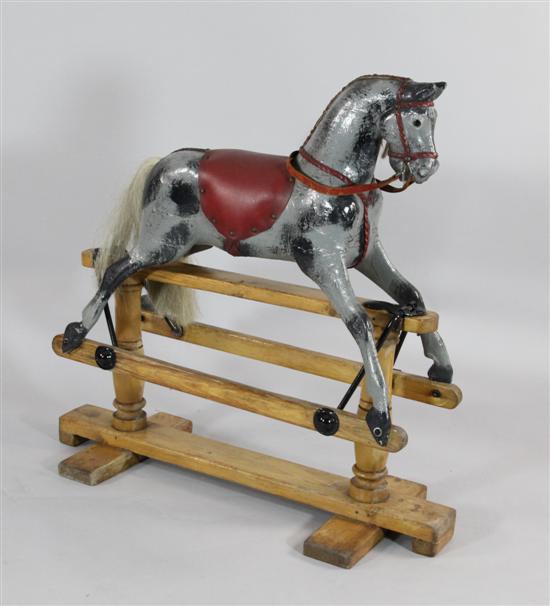 A small pine rocking horse by Lines 170ce0