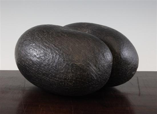 An unworked coco de mer nut with 170cde