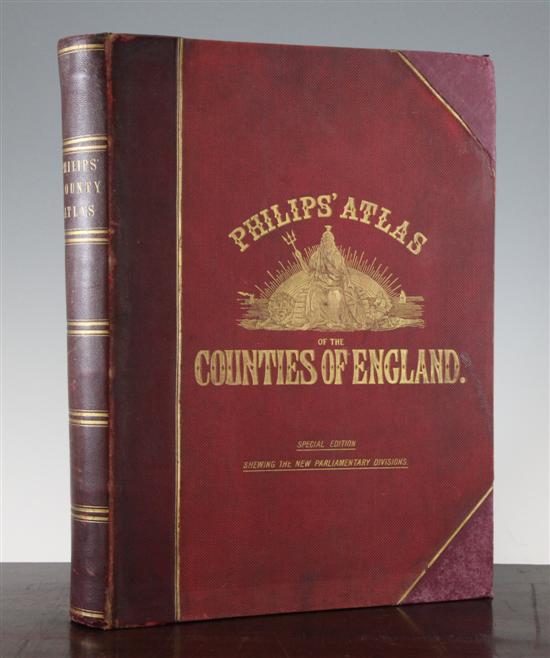 PHILIPS ATLAS OF THE COUNTIES OF
