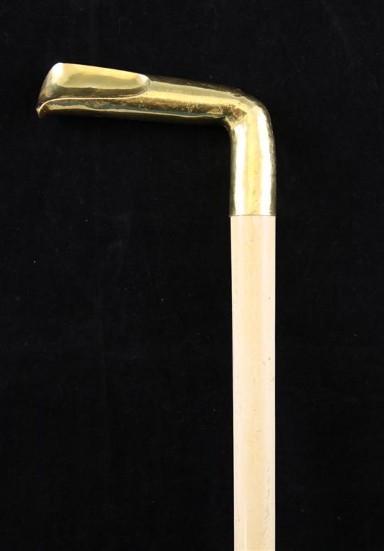 A Victorian gold mounted ivory 170d1b