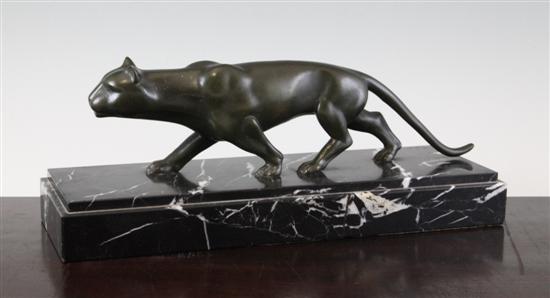 An Art Deco bronzed spelter model 170d3f