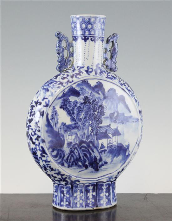A Chinese blue and white moonflask 170db3