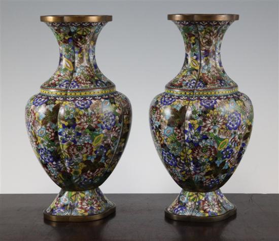 A pair of Chinese cloisonne enamel 170dd5